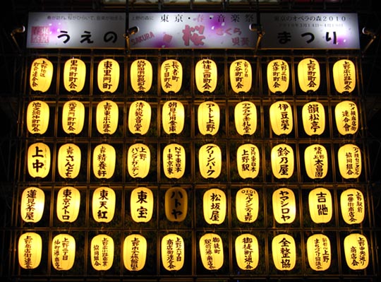 Ueno Lanterns